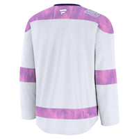 Philadelphia Flyers Fanatics White 2024 Hockey Fights Cancer Practice Jersey