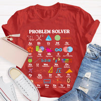 Problem Solver Math Teacher T-shirt