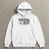 250 Years of Freedom Hoodie | Vintage American Flag 1776-2026 Design | Soft Cotton Blend Sweatshirt | Patriotic 4th of July Gift for Men and Women