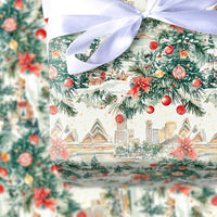 Australia City Skyline Gift Wrap, Sydney Opera House Christmas Wrapping Paper, Watercolor Holiday Wrap, Travel Christmas Wrapping Paper