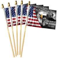 One Nation Under God Garden Flag | 250 Years of Blessings America 1776-2026 | Double-Sided Polyester | Patriotic Yard Decor Gift
