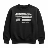 250 Years of Freedom Hoodie | Vintage American Flag 1776-2026 Design | Soft Cotton Blend Sweatshirt | Patriotic 4th of July Gift for Men and Women