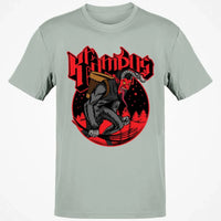 Holiday Folklore Graphic Shirt, Vintage Krampus T-Shirt, Retro Dark Christmas Tee, Creepy Winter Creature Shirt, Gothic Spooky Season Present