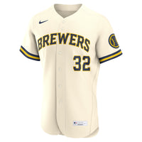Milwaukee Brewers Jacob Misiorowski Cream Home Authentic Jersey