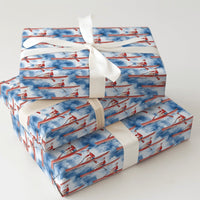 Scull Kayak Christmas Gift Wrap, Rowing Santa Wrapping Paper, Crew Team Santa Claus Wrapping Paper, Athletic Rower Holiday Gift Wrap Roll
