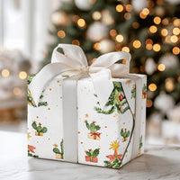 Desert Cactus Gift Wrap, Southwestern Christmas Wrapping Paper, Watercolor Tree Gift Wrapping Paper, Holiday Present Wrap, Xmas Present Paper