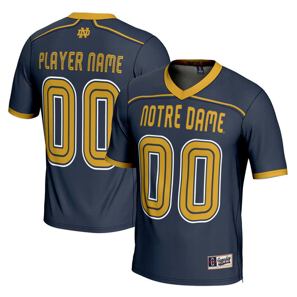 Notre Dame Fighting Irish GameDay Greats Lacrosse NIL Lightweight Jersey - Navy
