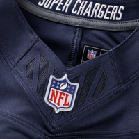 Los Angeles Chargers Justin Herbert Navy Alternate Super Chargers Vapor F.U.S.E. Stitched Limited Jersey