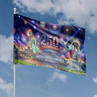 USA 250th Anniversary House Flag | Celebrating 250 Years of Freedom1776-2026 Patriotic Art | Weather-Resistant DoubleSided Premium Polyester | Gift for Patriotic American History Fans