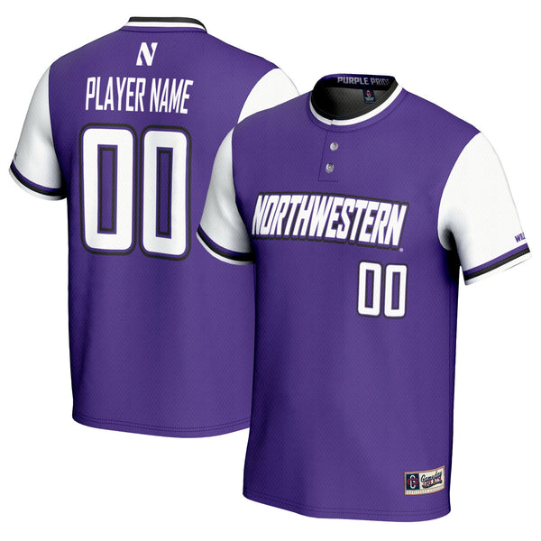 Northwestern Wildcats GameDay Greats NIL Pick-A-Player Lightweight Softball Jersey - Purple