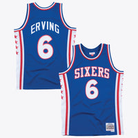 Philadelphia 76ers Julius Erving 1976 Swingman Authentic Jersey - Royal Blue