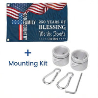 We The People American Flag | 250 Years Blessing 1776-2026 | Weather-Resistant Polyester | Patriotic Home & Garden Décor
