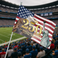 American Eagle House Flag | 250 Years of America 1776-2026 Commemorative Design | Double-Sided Weather-Resistant Polyester | Patriotic Gift for Home Decor Enthusiasts