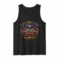 America 250 Years Tank Top | Freedom 1776-2026 Eagle & Flag Emblem | Soft Breathable Unisex Fit | 4th of July Gift for Patriots