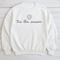 Holiday Sports Crewneck, Tis the Season Volleyball Sweatshirt, Adorable Christmas Volleyball Mom Sweater, Winter Game Day Pullover