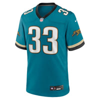 Jacksonville Jaguars Bhayshul Tuten Teal Alternate 2 Game Jersey