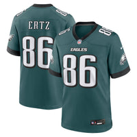 Philadelphia Eagles Zach Ertz Midnight Green Team Game Jersey