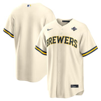Milwaukee Brewers Cream 2026 World Series Home Replica Jersey