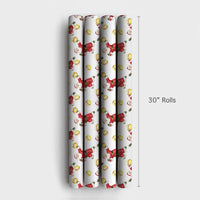 Sports Santa Holiday Gift Wrap Roll, Pitching Santa Softball Christmas Wrapping Paper, Fastpitch Present Paper, Athlete Gift Wrap