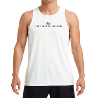 American Flag Tank Top | 250 Years of Freedom Vintage Design | Soft Breathable Unisex Fit | 4th of July Gift for Patriots