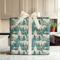 Capitol Building Gift Wrap, Washington DC Christmas Wrapping Paper, Patriotic Winter Wrapping Paper, Festive Holiday Present Roll