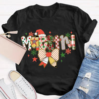 Maestra Bow Snowman Holiday Shirt, Bilingual Teacher Christmas T-Shirt, Spanish Teacher Graphic Tee, Adorable Christmas Maestra T-Shirt