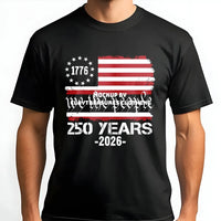 1776 We The People 250 Year Anniversary T-Shirt | Patriotic USA Flag Graphic Design | Premium Cotton Unisex Tee | Gift for American History Buffs