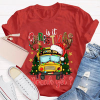 Humorous Bus Driver Holiday T-Shirt, School Bus Christmas Break Shirt, Christmas Vacation Graphic Tee, Bus Driver Appreciation Present