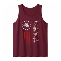 We The People Patriotic Tank Top | USA 250 Years Distressed Flag Graphic | Soft Breathable Unisex Sleeveless Shirt | 1776 America Semiquincentennial Gift