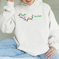 Humorous Christmas Quote Sweatshirt, Probably Just Gonna Jingle Hoodie, Sarcastic Holiday Party Pullover Hoodie, Adorable Winter Xmas Top
