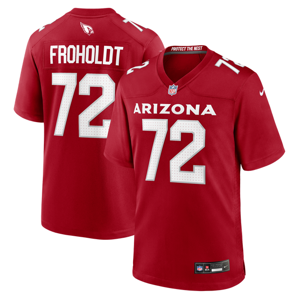 Arizona Cardinals Hjalte Froholdt Nike Cardinal Team Game Jersey