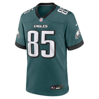 Philadelphia Eagles Britain Covey Midnight Green Team Game Jersey