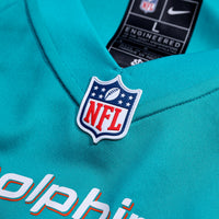 Miami Dolphins Jordyn Brooks Nike Aqua Game Jersey