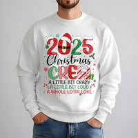 Humorous Family Matching Holiday Sweater, 2025 Christmas Crew Sweatshirt, New Year Xmas Party Crewneck, Festive Holiday Vacation Pullover