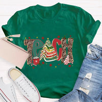 Bookish Xmas Tree T-Shirt, Teacher Christmas Books Tree Shirt, Reading Teacher Holiday Shirt, School Educator Tee, Book Lover Christmas Present