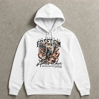 250 Years Of Freedom American Eagle Hoodie | Semiquincentennial July 4th 2026 Graphic | Premium Cotton Blend | Patriotic Gift For Americans