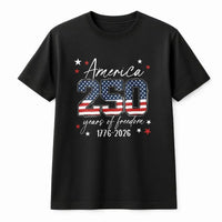 Patriotic 250 Years of Freedom Sweatshirt | American Flag 1776-2026 Design | Unisex Crewneck Pullover | USA Sestercentennial Collector's Gift