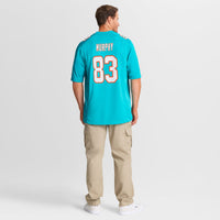 Miami Dolphins Caleb Murphy Aqua Team Game Jersey