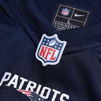 New England Patriots Dre'Mont Jones Nike Navy Team Game Jersey