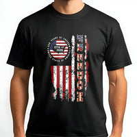 America 250 Years of Freedom T-Shirt | 1776-2026 USA Flag Graphic Design | Soft 100% Cotton Tee | Gift for Patriots and History Lovers