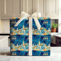 Bethlehem Nativity Christmas Gift Wrap, Wise Men Still Seek Him Wrapping Paper, Camels Starry Night Present Wrap, Christian Wrapping Paper