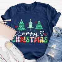 Festive Holiday Teacher Shirt, Christmas Tree Teacher T-Shirt, Retro Christmas Educator Tee, Adorable Teacher Xmas Shirt, Holiday Teacher Present