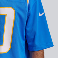 Los Angeles Chargers Justin Herbert Powder Blue Player Game Jersey