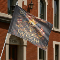 250 Years of Freedom House Flag | Vintage 1776-2026 American Eagle Design | Weather Resistant Polyester | USA Semiquincentennial Collector's Gift
