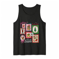 Gingerbread Reindeer Holiday Sleeveless Shirt, Tis the Season Christmas Tank Top, Adorable Festive Top, Holiday Season Present for Her