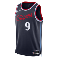 Los Angeles Clippers Replica Icon Edition Swingman Jersey - Navy - Bennedict Mathurin