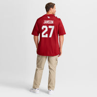 Arizona Cardinals D'Shawn Jamison Cardinal Team Game Jersey