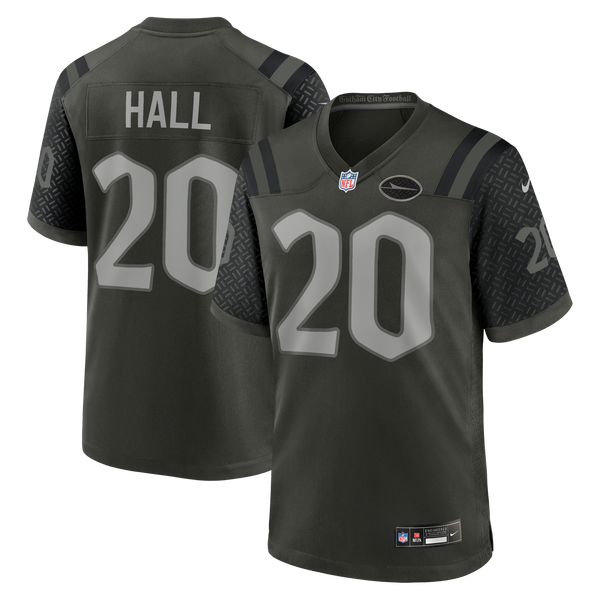 New York Jets Breece Hall Nike Gotham Green 2025 Rivalries Collection Game Jersey
