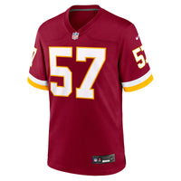 Washington Commanders Austin Keys Burgundy Team Game Jersey