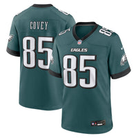 Philadelphia Eagles Britain Covey Midnight Green Team Game Jersey